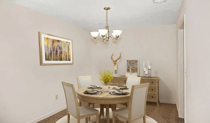 Dining Area cottonwood apartments
