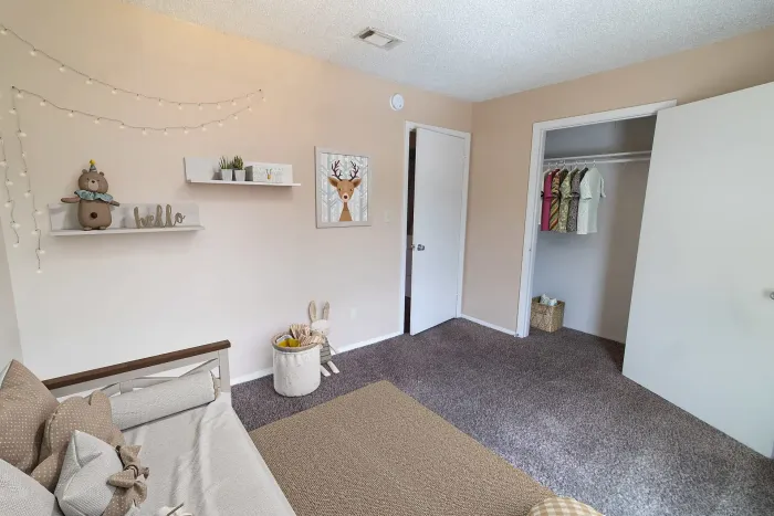 cozy childrens bedroom in apartment