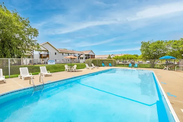 beautiful outside pool