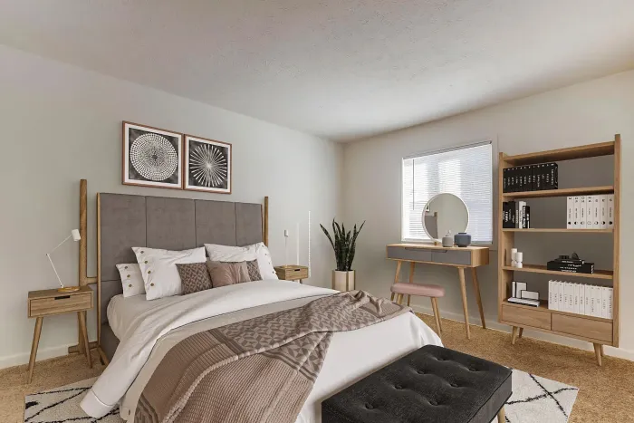 beautiful apartment bedroom