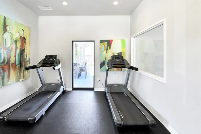 fitness center treadmills