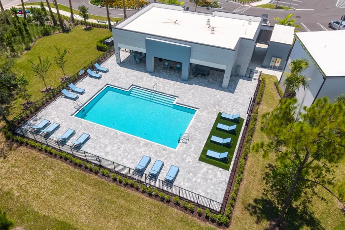 Pool Aerial View