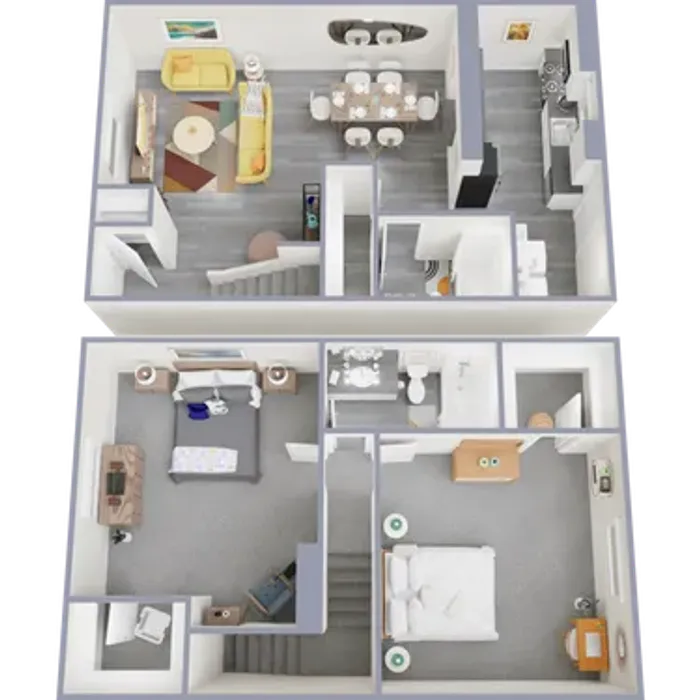 garden townhome two bedroom two bath