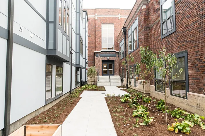 Lawrence Senior - Courtyard Entrance