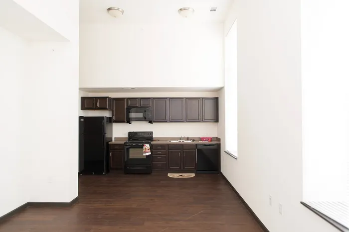 Morton School Senior - Dark Wood Kitchen