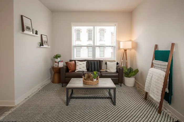Open-Concept Living Area | Incite at Troy | Downtown Troy Apartments