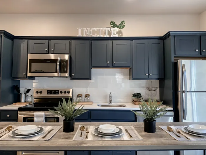Service kitchen at Incite at Troy | Apartments in Troy, New York