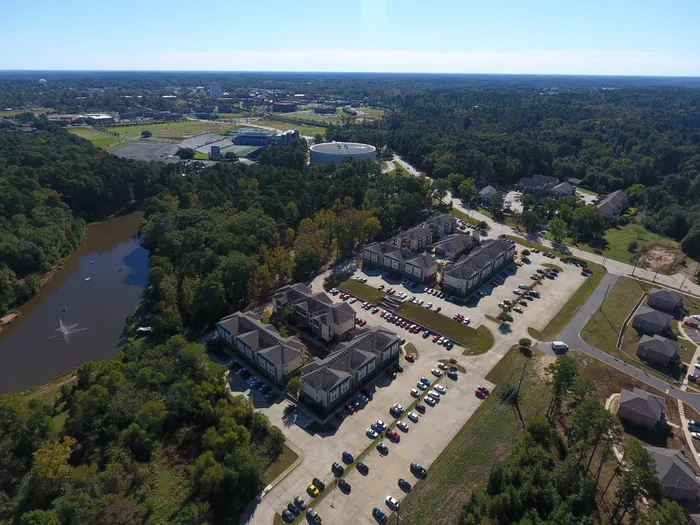 Aerial shot of The Heights Ruston
