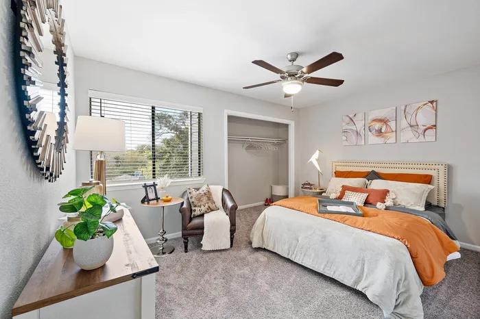 Hilltop 2 bed 1 bath model 2nd bedroom