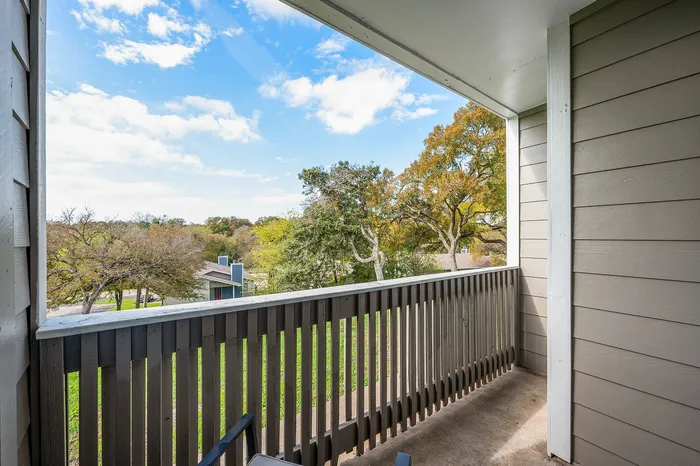 Hilltop 2 bed 1 bath model Balcony