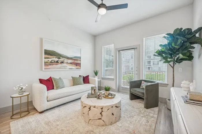 Model 1 bed- 1 bath Livingroom