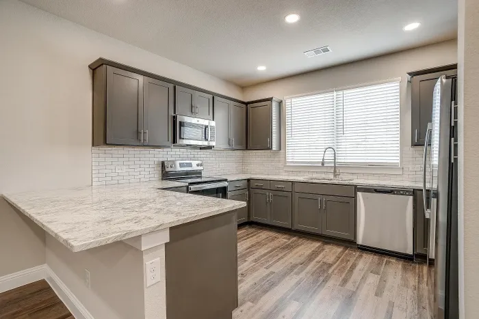 3 Bedroom 2 Bath Unit 440S Kitchen