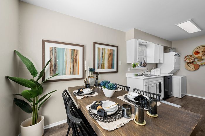 The Halston - Dining Area and Kitchen
