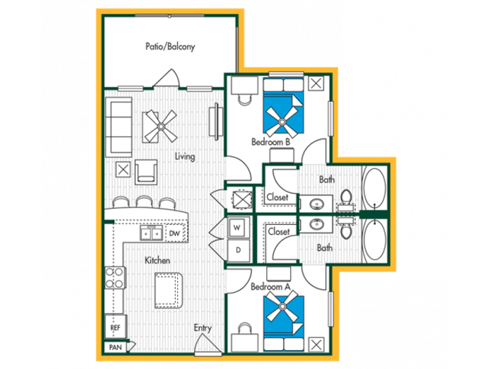 2BR/2BA - B1