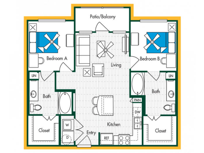 2BR/2BA - B2