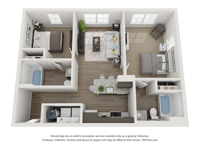 2BR/2BA