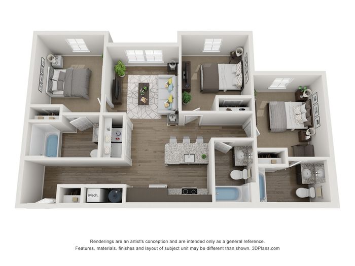 3BR/3BA
