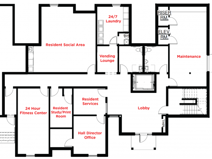 Resident Only Common Areas