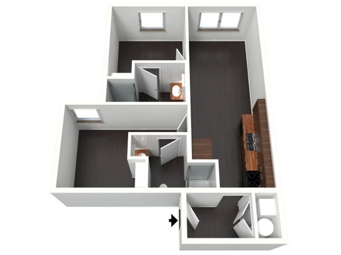 2 Bedroom x 2 Bathroom
