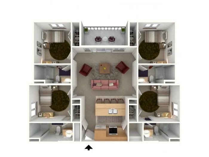4 Bedroom x 4 Bathroom