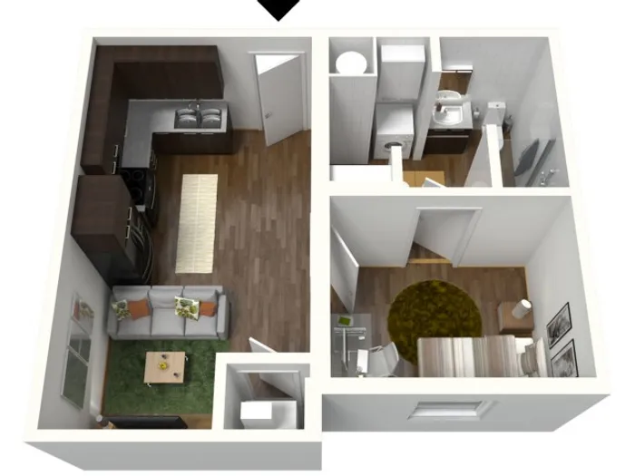 1 Bedroom x 1 Bathroom