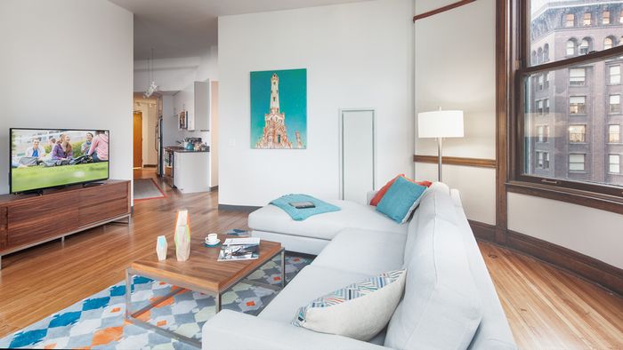 furnished with Flatscreen TV, cable, Loyola