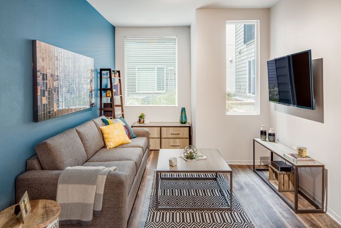 Luxurious Living Area 1 | Apartments In Fort Collins Near Csu | Uncommon Fort Collins