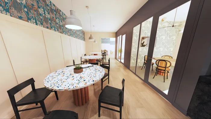 study spaces, apartments, students