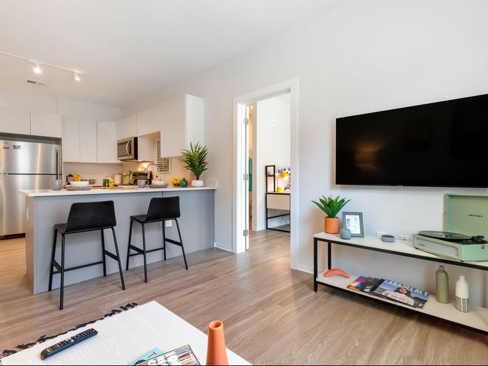 Kitchen and Living Area