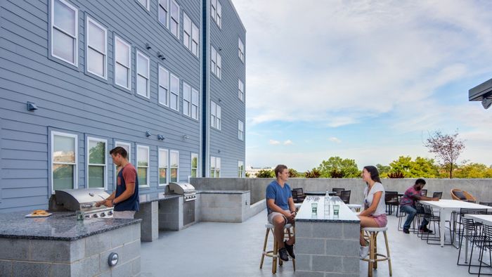 Shade, outside, seating, grill, UGA