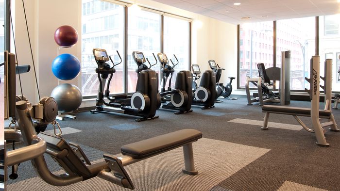 Work Out Center, Fitness Center, Weight Machines, Free weights, elliptical, treadmill