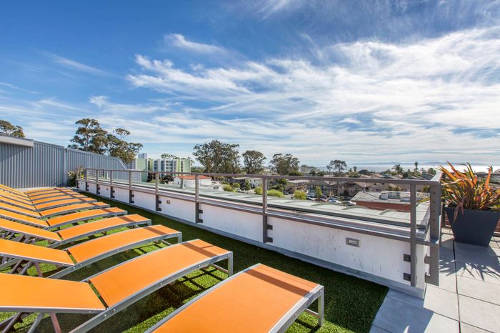roof, deck, balcony, outside, beach