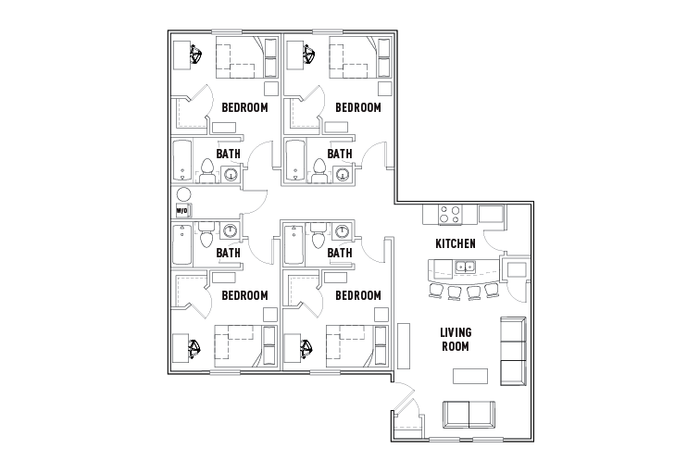 524: 4 Bed - 4 Bath