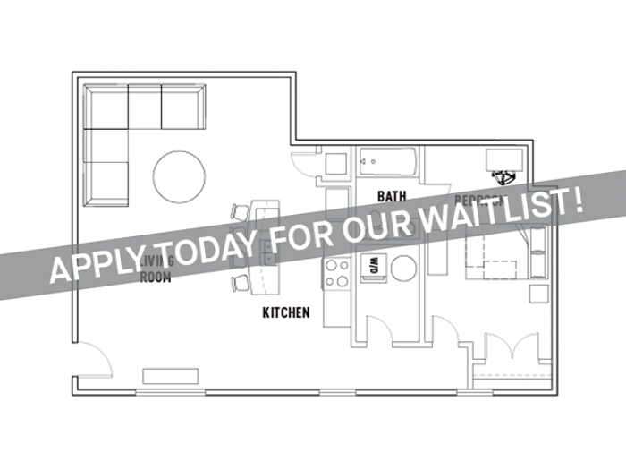 524: 1 Bed - 1 Bath