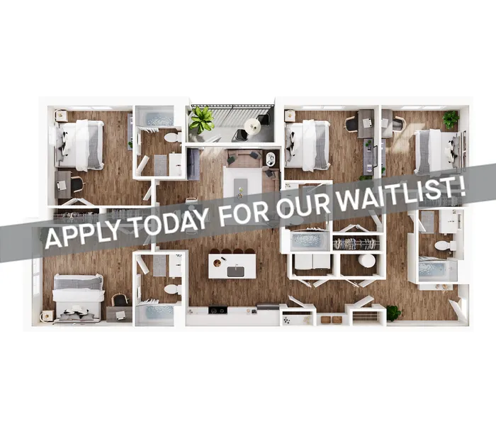 four bedroom signature student living