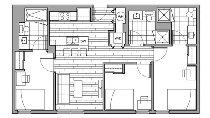 Floorplan 10 | Rise on 9th