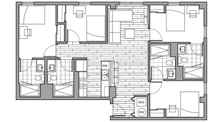 Floorplan 12 | Rise on 9th