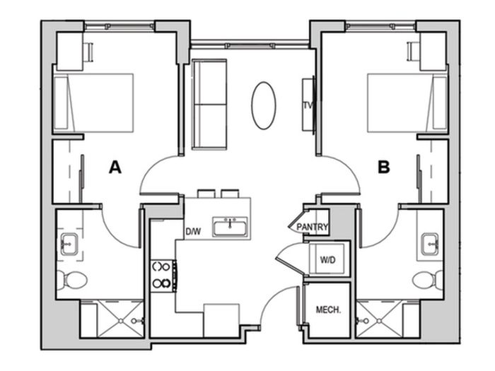 2x2 A Penthouse