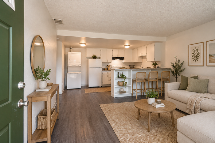 Cottages on 5th - Open Living Area