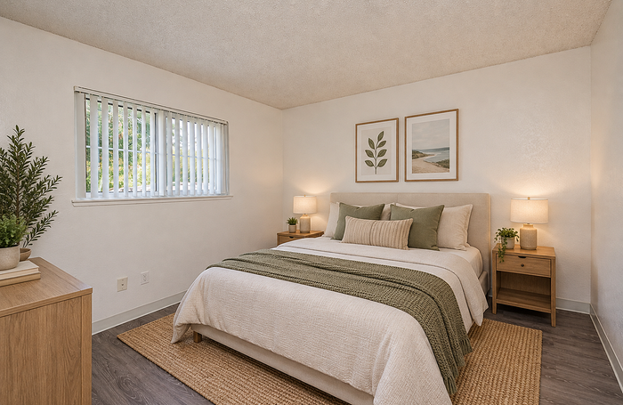 Cottages on 5th - Cozy Bedroom
