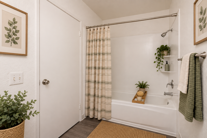 Cottages on 5th - Cozy Bathroom