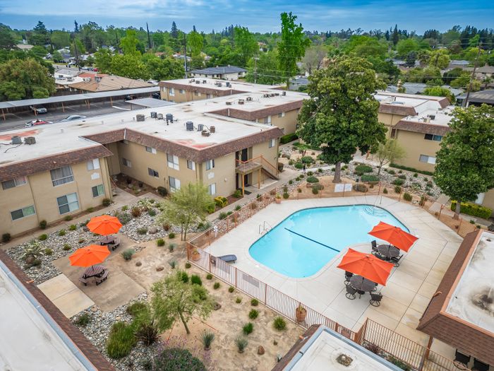 Citadel 29 - Aerial Pool View