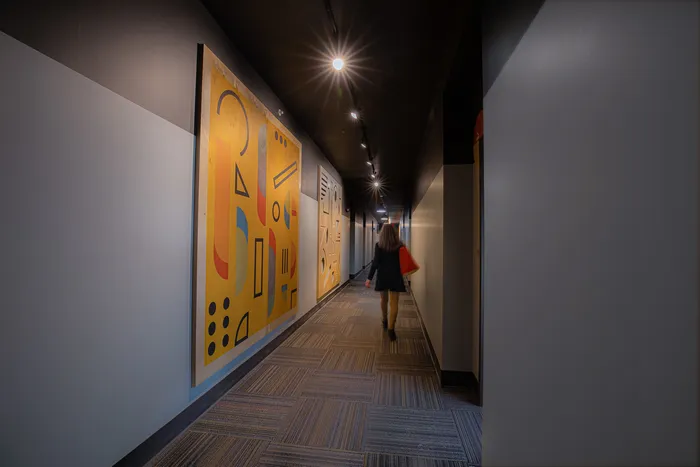 Edgy Hallway Decor