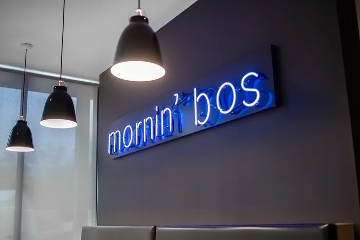 Enjoy your free cup of Joe in the lounge.