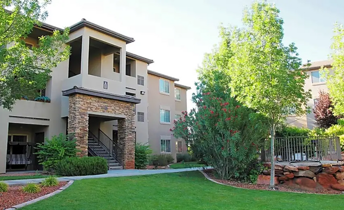 Apartment building exterior