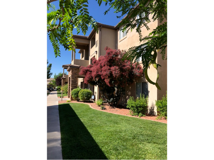 Sidewalk and building
