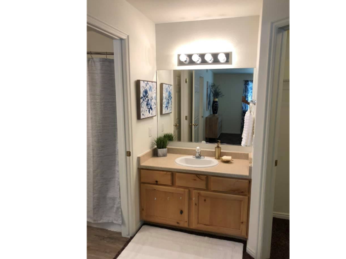 Quarter bath Vanity area