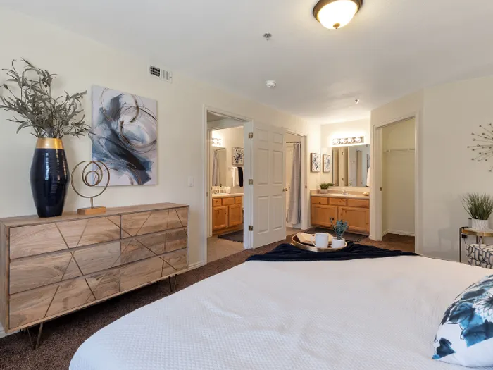 Pincon Master Bedroom View of both doors