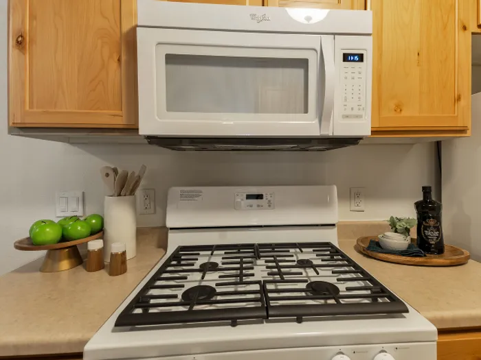 Gas Stove and Microwave