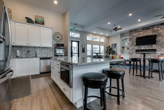 Clubhouse kitchen area